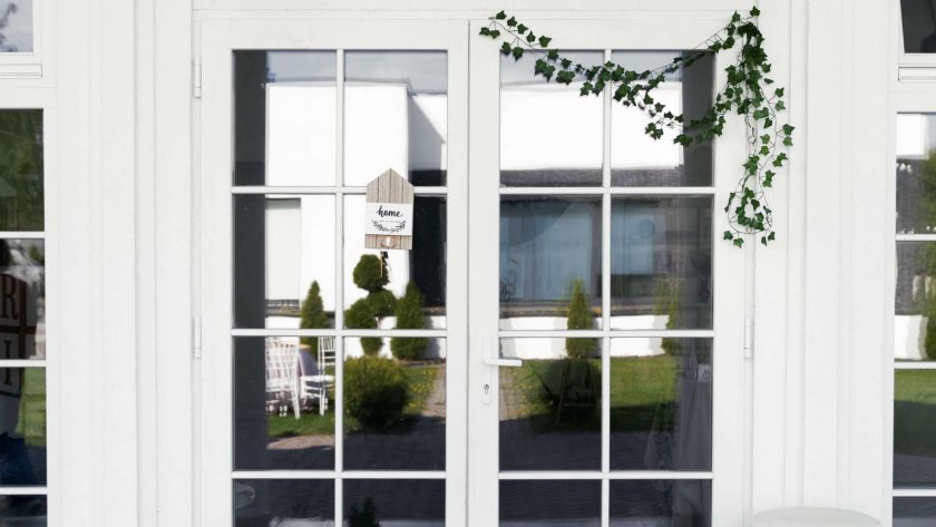 uPVC door of a house