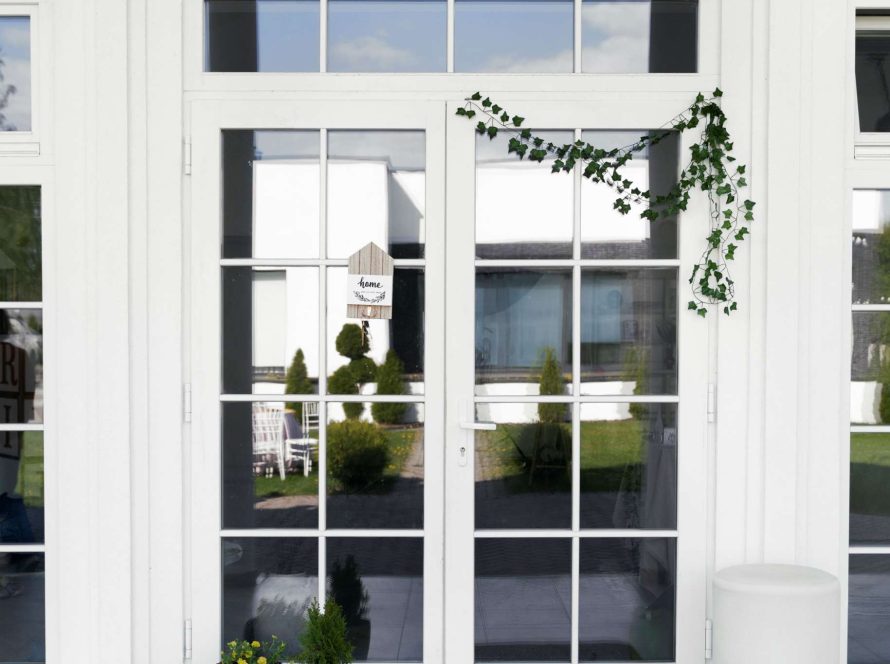 uPVC door of a house