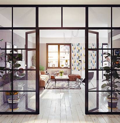 glass doors and partitions